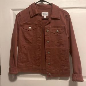 Market & Spruce, XS Burnt Orange Joelle Denim Jacket